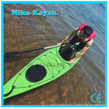 One Person Plastic Boat Sea Ocean Kayak with Pedals and Rudder